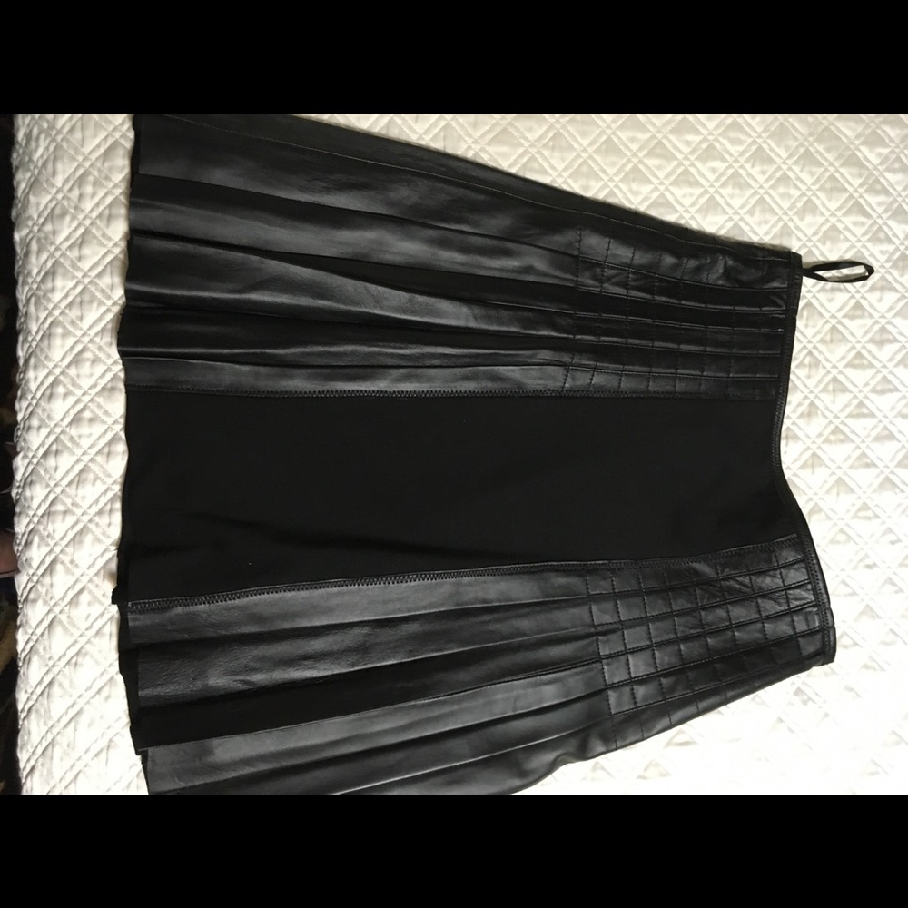 Leather skirt